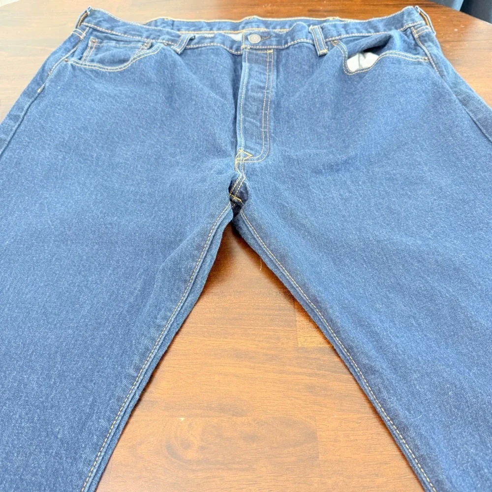 Levis 501 XX Mens Jeans 42x30 (40x29) Blue Medium Wash Button Fly Straight Leg